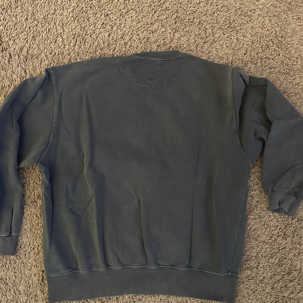 Anine Bing women’s Ramona Street Dark Gray Graphic Crewneck Sweatshirt sz L - Picture 6 of 7